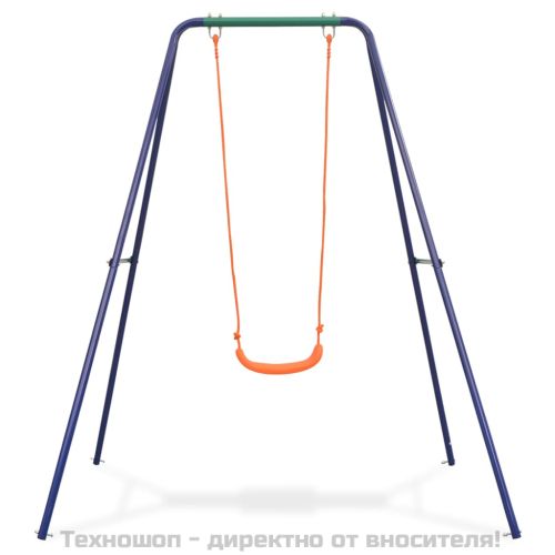 Единична люлка с оранжеви седалки