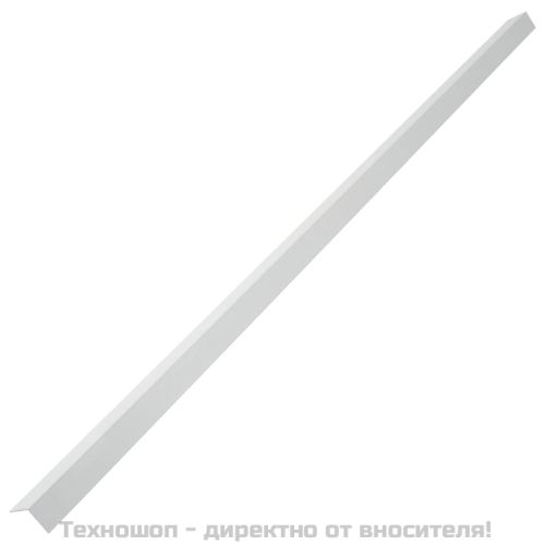 5 бр ъглови профили за декинг, алуминиеви, 170 см, сребристи