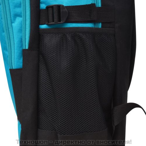 Раница, ученическа, 40 л, черно и синьо