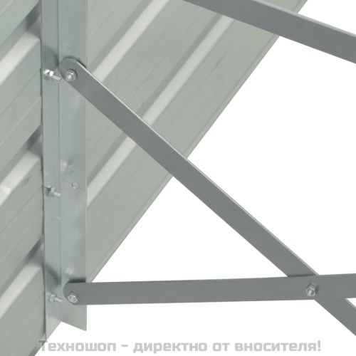 Градинска висока леха поцинкована стомана 480x80x45 см антрацит