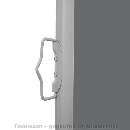 Прибираща се странична тента, антрацит, 100x1000 см