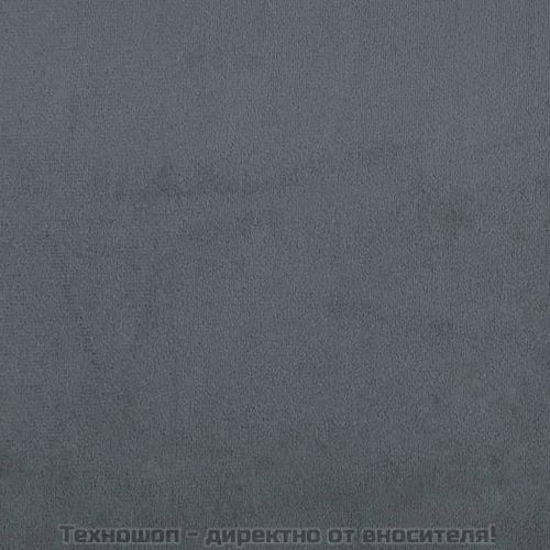 Пейка, тъмносива, 108x79x79 см, кадифе