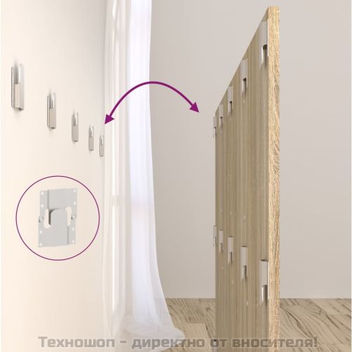 Горна табла за легло дъб сонома 160x1,5x80 см инженерно дърво