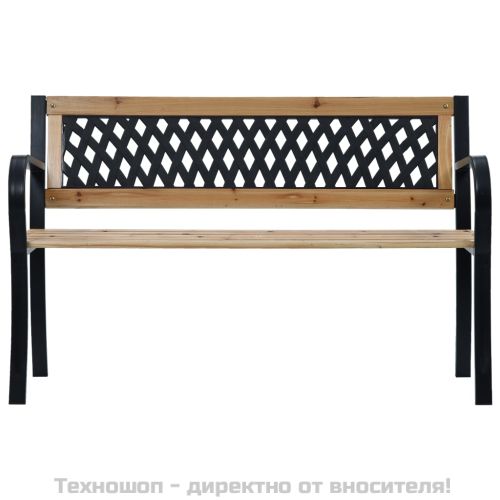 Градинска пейка, 120 cм, дърво