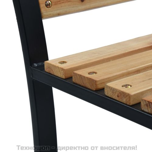 Градинска пейка, 120 cм, дърво