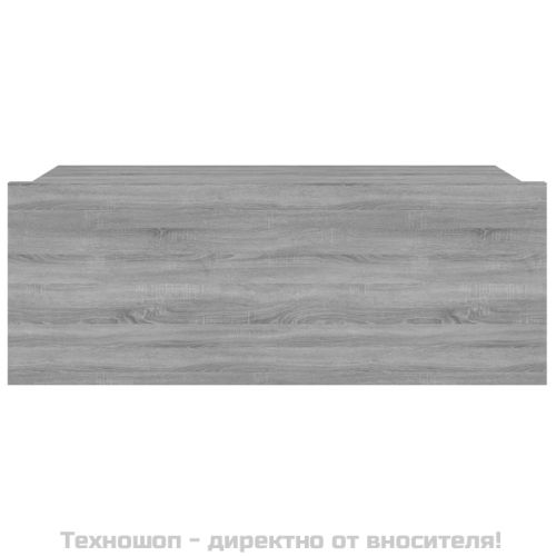 Плаващи нощни шкафчета 2 бр сив сонома 40x30x15 см инж. дърво