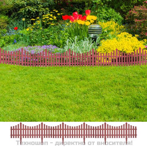 Палисада, 17 части, 10 м, кафява