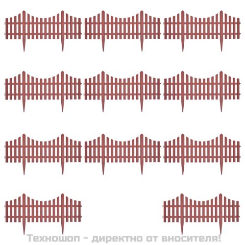 Палисада, 17 части, 10 м, кафява