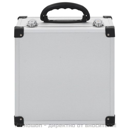 CD куфар за 40 диска, алуминий, ABS, сребрист