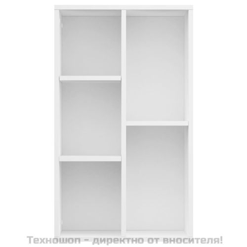 Библиотека/бюфет, бяла, 50x25x80 см, инженерно дърво