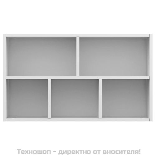 Библиотека/бюфет, бяла, 50x25x80 см, инженерно дърво