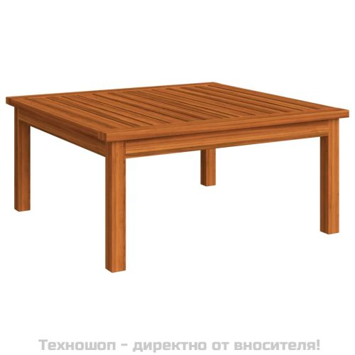 Градински комплект с възглавници, 2 части, дърво, акация и въже