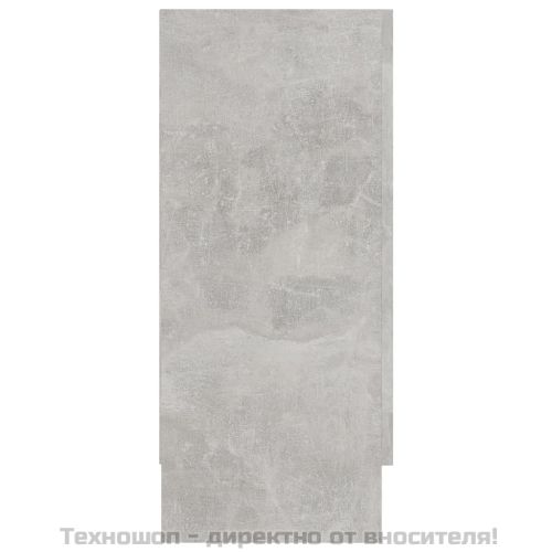 Бюфет, бетонно сив, 120x30,5x70 см, ПДЧ