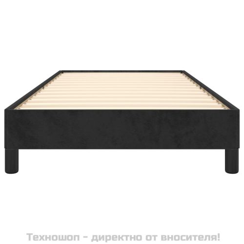 Pамка за легло черна 80x200 см , кадифе