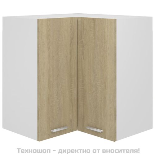 Ъглов шкаф за окачване "Lyon", дъб сонома, 57x57x60 см, инженерно дърво