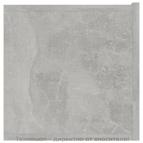 ТВ шкаф, бетонно сив, 120x30x30 см, инженерно дърво