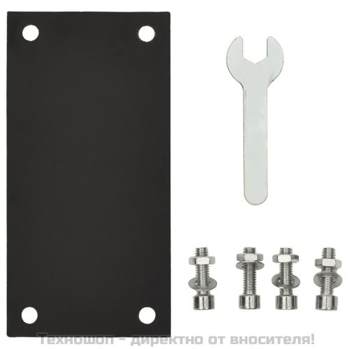 Баскетболно табло черно 71x45x2 см полиетилен