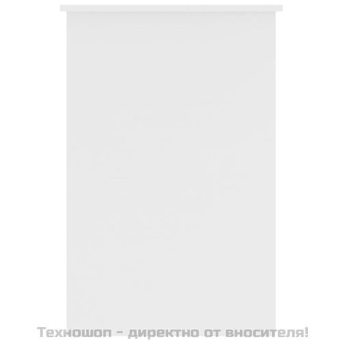 Бюро, бяло, 100x50x76 см, инженерно дърво