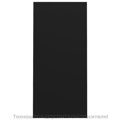 Бюро за лаптоп, черно, 102,5x35x75 см, инженерно дърво