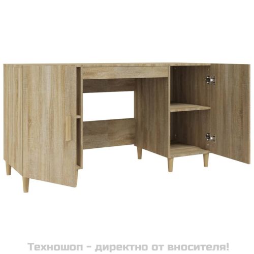 Бюро, дъб сонома, 140x50x75 см, инженерно дърво