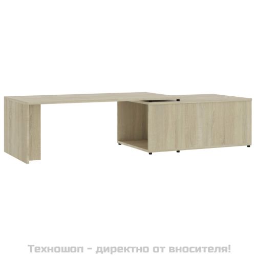 Маса за кафе, дъб сонома, 150x50x35 см, инженерно дърво