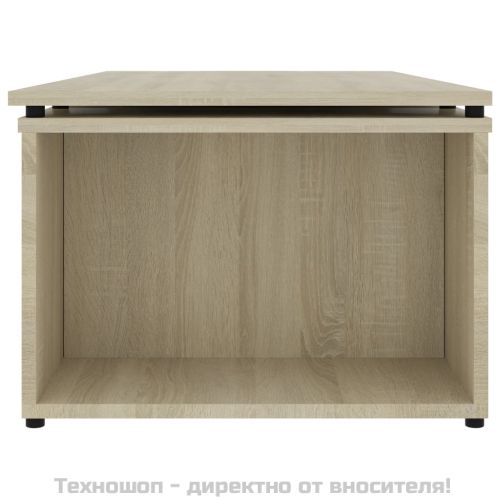 Маса за кафе, дъб сонома, 150x50x35 см, инженерно дърво
