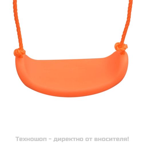 Комплект люлка и пързалка с 3 оранжеви седалки