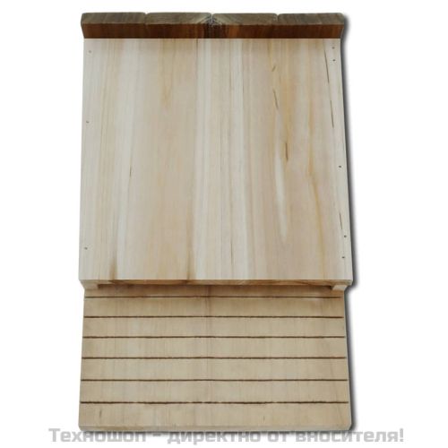 Къщичка за прилепи 22 x 12 x 34 см, 2 броя