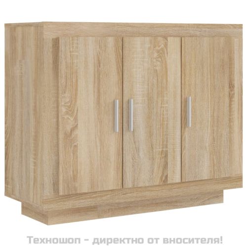 Сайдборд, дъб сонома, 92x35x75 см, инженерно дърво