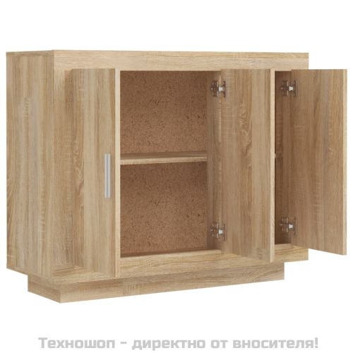 Сайдборд, дъб сонома, 92x35x75 см, инженерно дърво