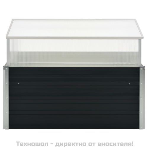 Парник, антрацит, 100x100x77 см, поцинкована стомана