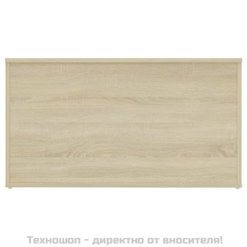 Сандък за съхранение, сонома дъб, 84x42x46 см, инженерно дърво