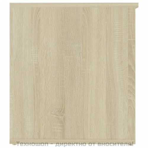 Сандък за съхранение, сонома дъб, 84x42x46 см, инженерно дърво