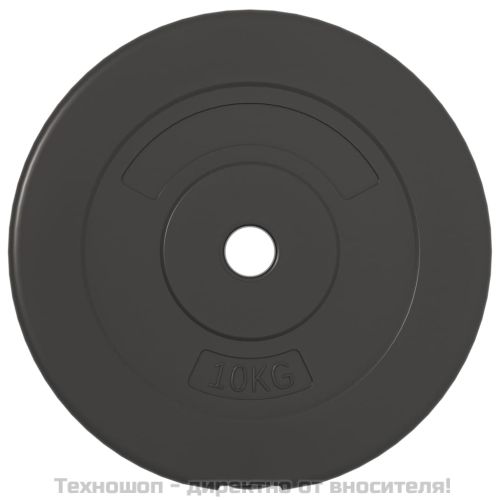 Плочи за тежести, 4 бр, 30 кг, цимент