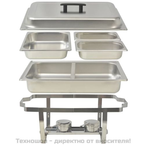 Комплект съдове за бен мари, 4 бр, неръждаема стомана