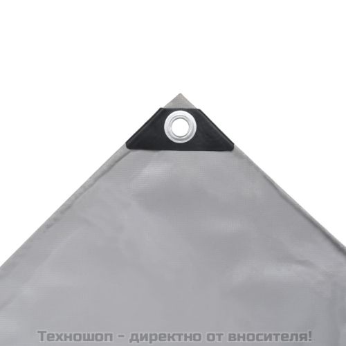 Брезентово платнище, 650 г/м², 3x3 м, сиво