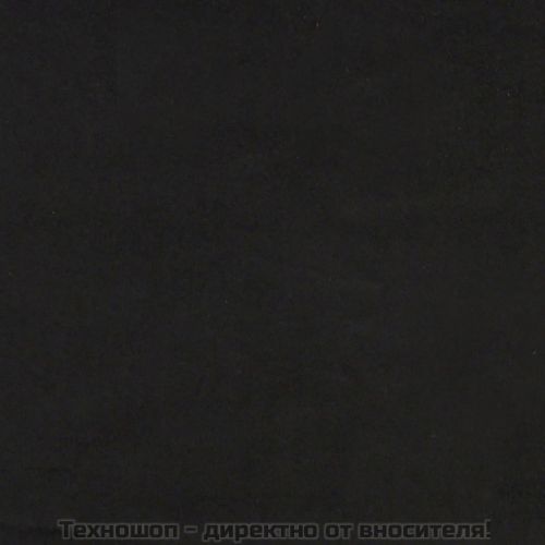 Пейка, черна, 108x79x79 см, кадифе