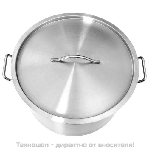 Тенджера, 44 л, 45x28 см, неръждаема стомана