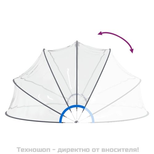 Купол за басейн 440x220 см