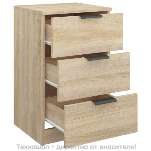 Нощни шкафчета, 2 бр, сонома дъб, 40x36x65 см