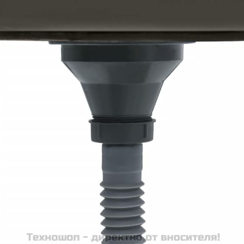 Ръчно изработена кухненска мивка, черна, неръждаема стомана