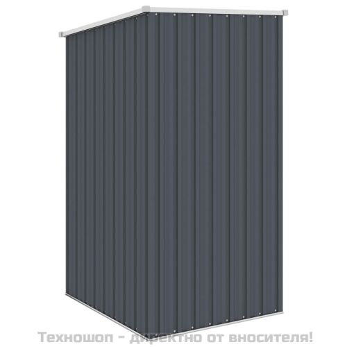 Градинска барака, антрацит, 87x98x159 см, поцинкована стомана