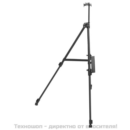 Регулируем статив дисплей, черен, метал