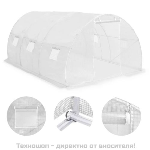Оранжерия, 13,5 м², 450x300x200 см