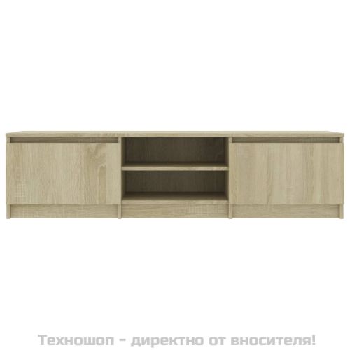 ТВ шкаф, дъб сонома, 140x40x35,5 см, ПДЧ