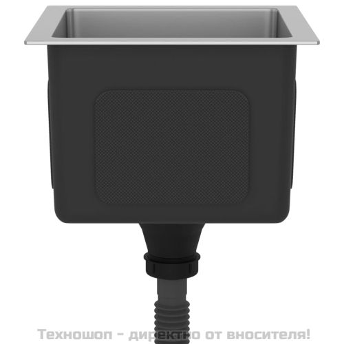 Ръчно изработена кухненска мивка, неръждаема стомана