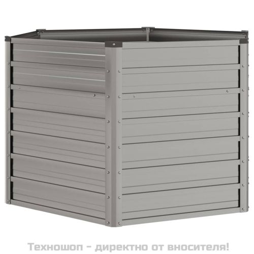 Градинска повдигната леха ръждив 129x129x77см кортенова стомана