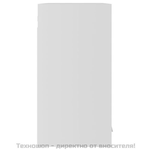 Висящ стъклен шкаф "Lyon", бял, 60x31x60 см, инженерно дърво