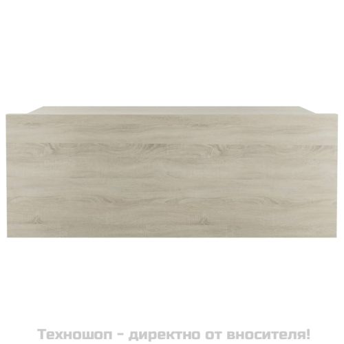 Нощни шкафчета за стена, 2 бр, дъб сонома, 40x30x15 см