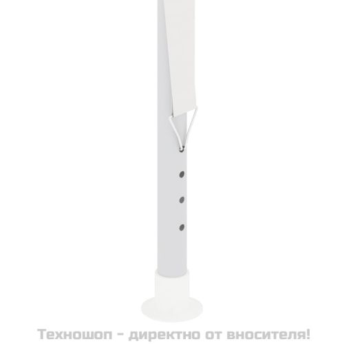 Професионална парти шатра със стени 4x9 м бяла 90 г/м²